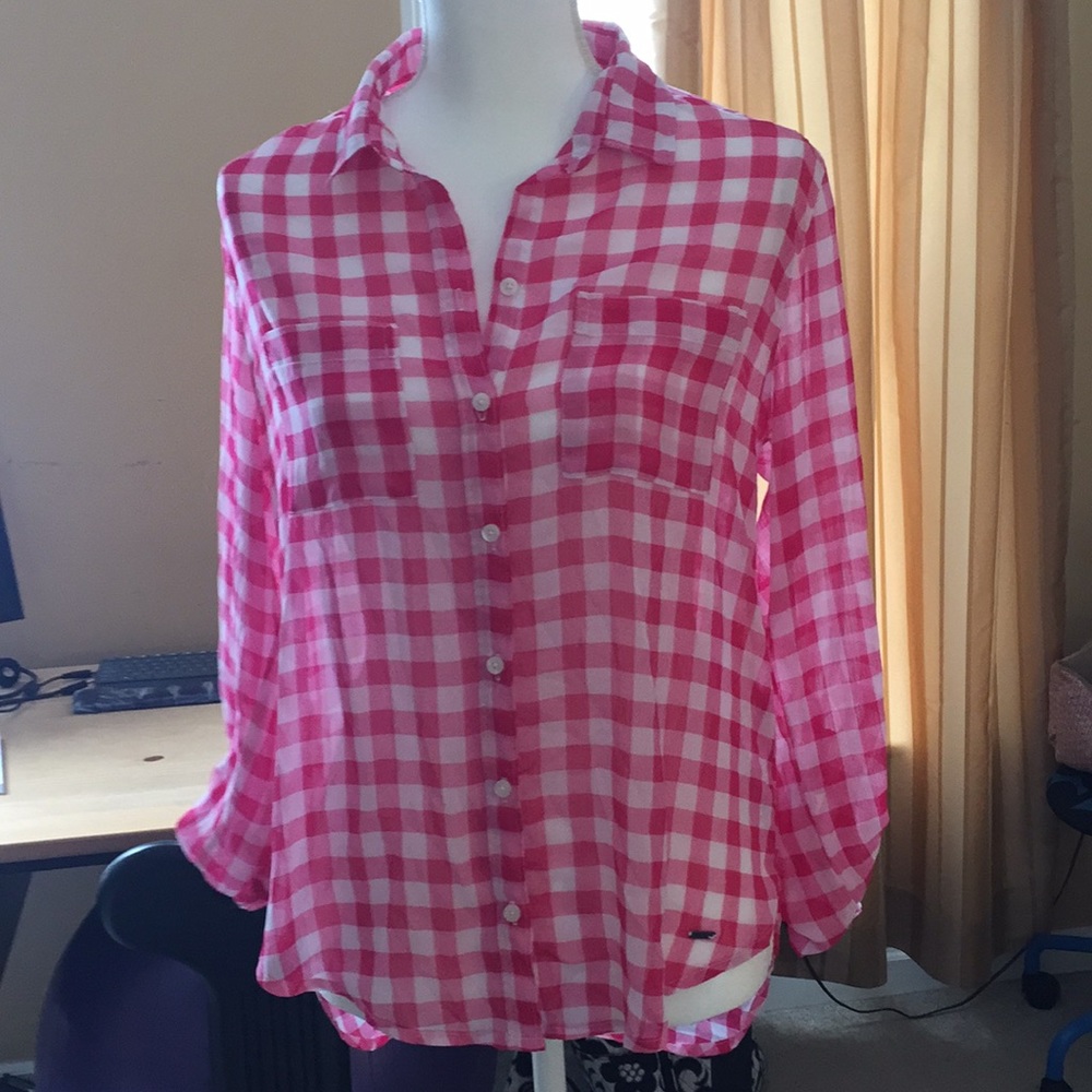 Hollister button down blouse